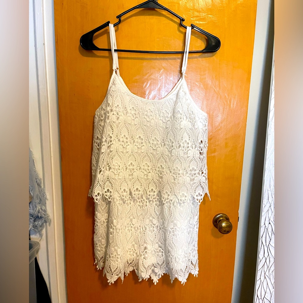 Miami Lace Romper- Size L